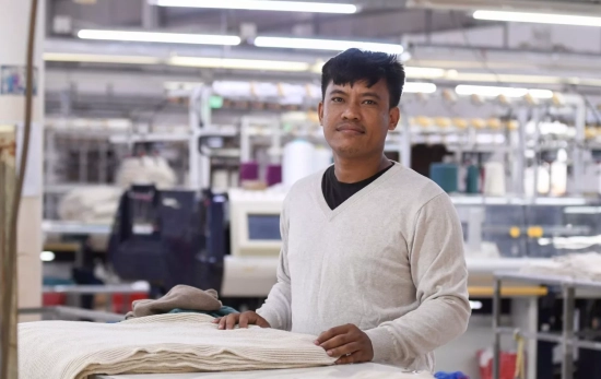 Chou Ly, trabajador de la compañía / MUTITAA