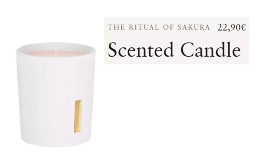 Vela 'The ritual os Sakura' / RITUALS