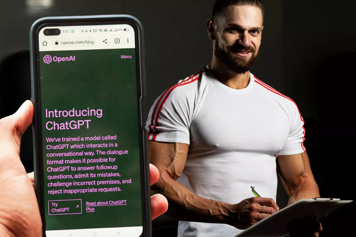 Cómo usar la IA como entrenador personal sin pagar nada/ Fotomontaje