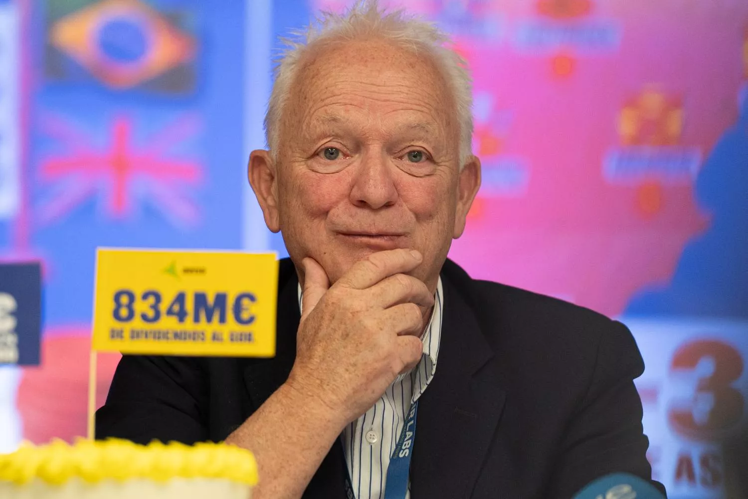 El consejero delegado de Ryanair, Eddie Wilson, ofrece un desayuno informativo en Madrid / EP