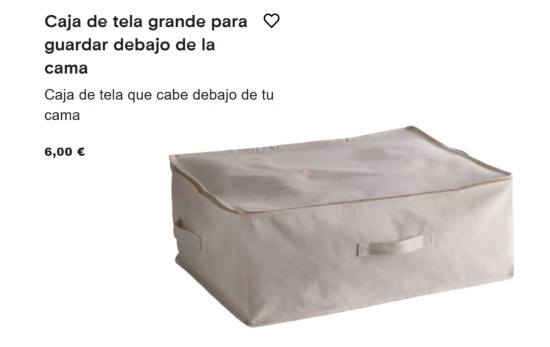 Organizador debajo de la cama/ PRIMARK