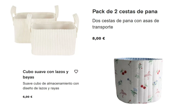 Organizadores de tela/ PRIMARK