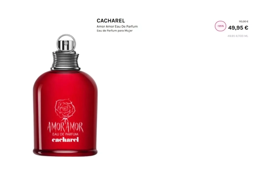  Amor Amor de Cacharel/ DRUNI