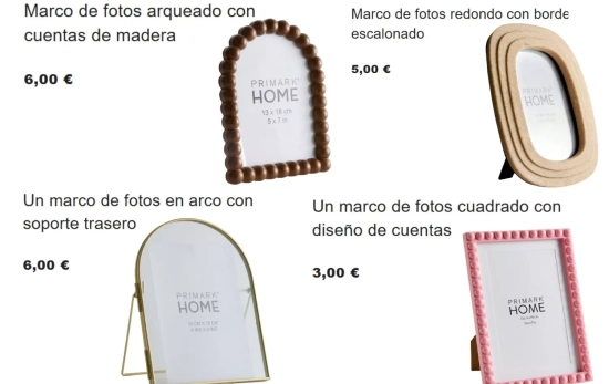 Marcos de diseño/ PRIMARK