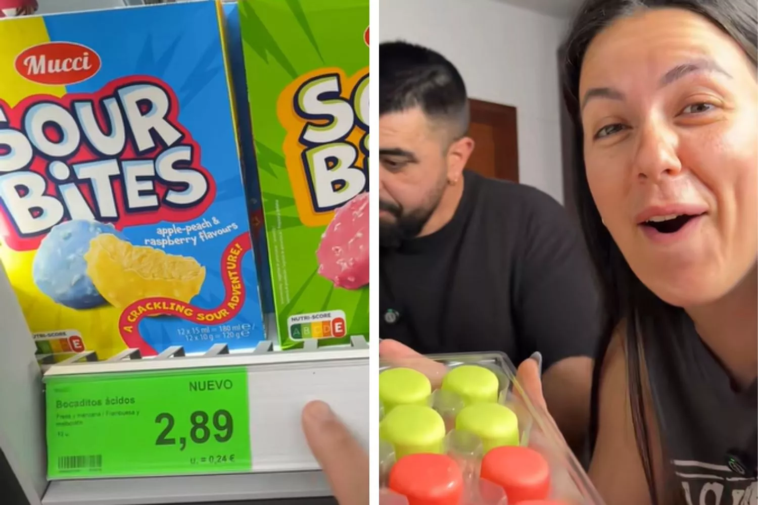 Aldi estrena helados sabor gominolas ácidas y las redes enloquecen / Fotomontaje