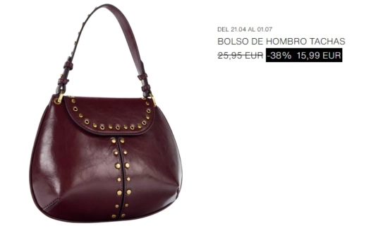 Bolso tachuelas/ ZARA
