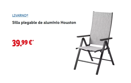 Silla plegable / LIDL