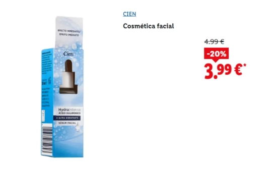 Sérum Ácido Hialurónico/ LIDL