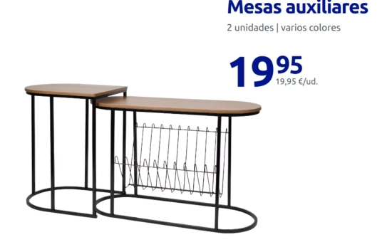Mesa auxiliar con revistero / ACTION