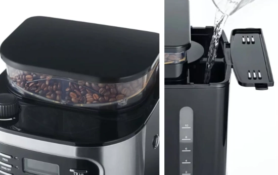 Severin Cafetera con molinillo 1000 W/ LIDL