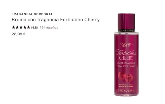 Victoria's Secret Forbidden Cherry/ VICTORIA'S SECRET