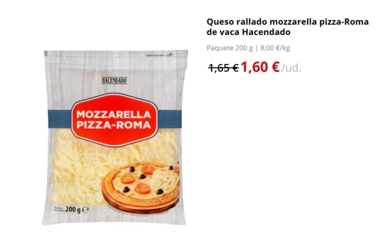 Mozzarella/ MERCADONA