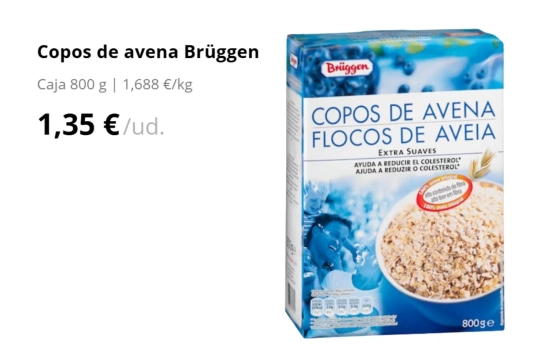 Copos de avena/ MERCADONA