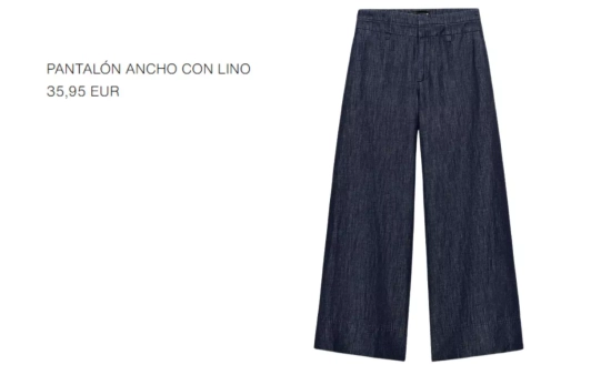 Pantalón denim/ ZARA