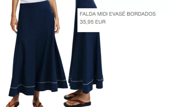 Falda denim/ ZARA