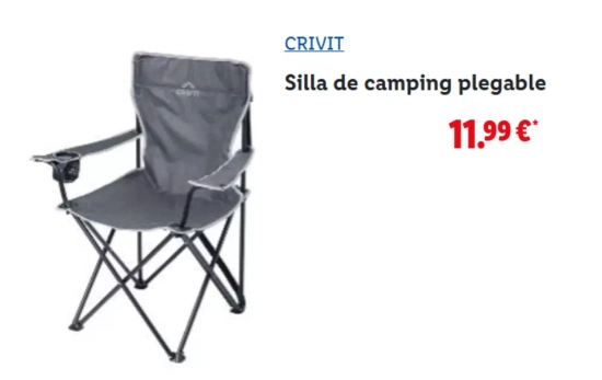 Silla plegable/ LIDL