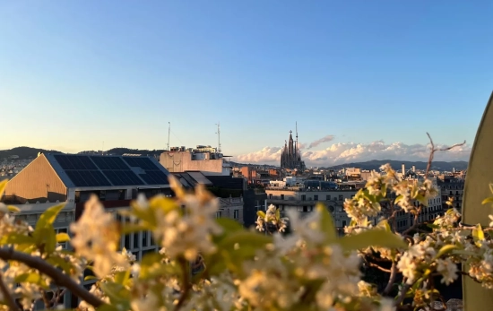 Las vistas de la Sagrada Familia desde el Gaudí Secret Garden / TC