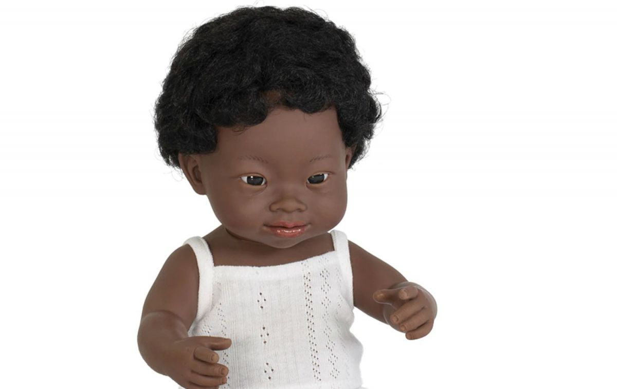 Muñeca de niña africana de Miniland / Minilad