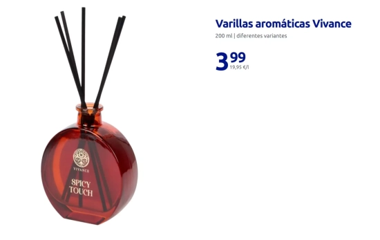 Varillas aromáticas Vivance/ ACTION