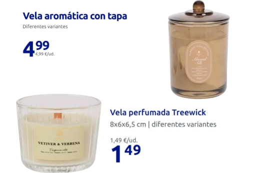 Velas aromáticas/ ACTION