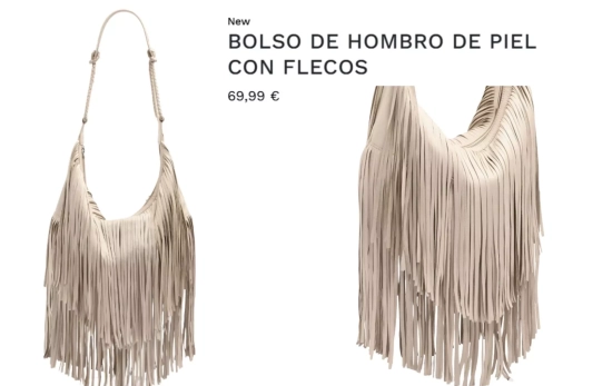 Bolso de flecos/ PARFOIS