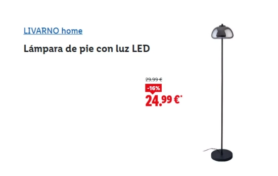Lámpara de pie/ LIDL Lámpara de pie/ LIDL