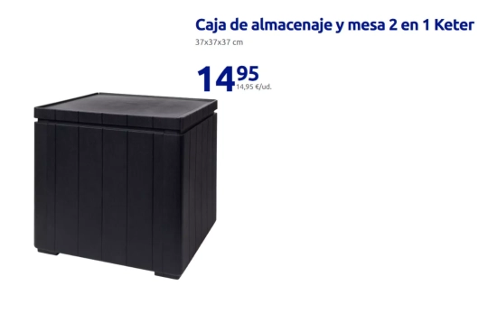 Práctica caja de almacenaje/ ACTION Práctica caja de almacenaje/ ACTION