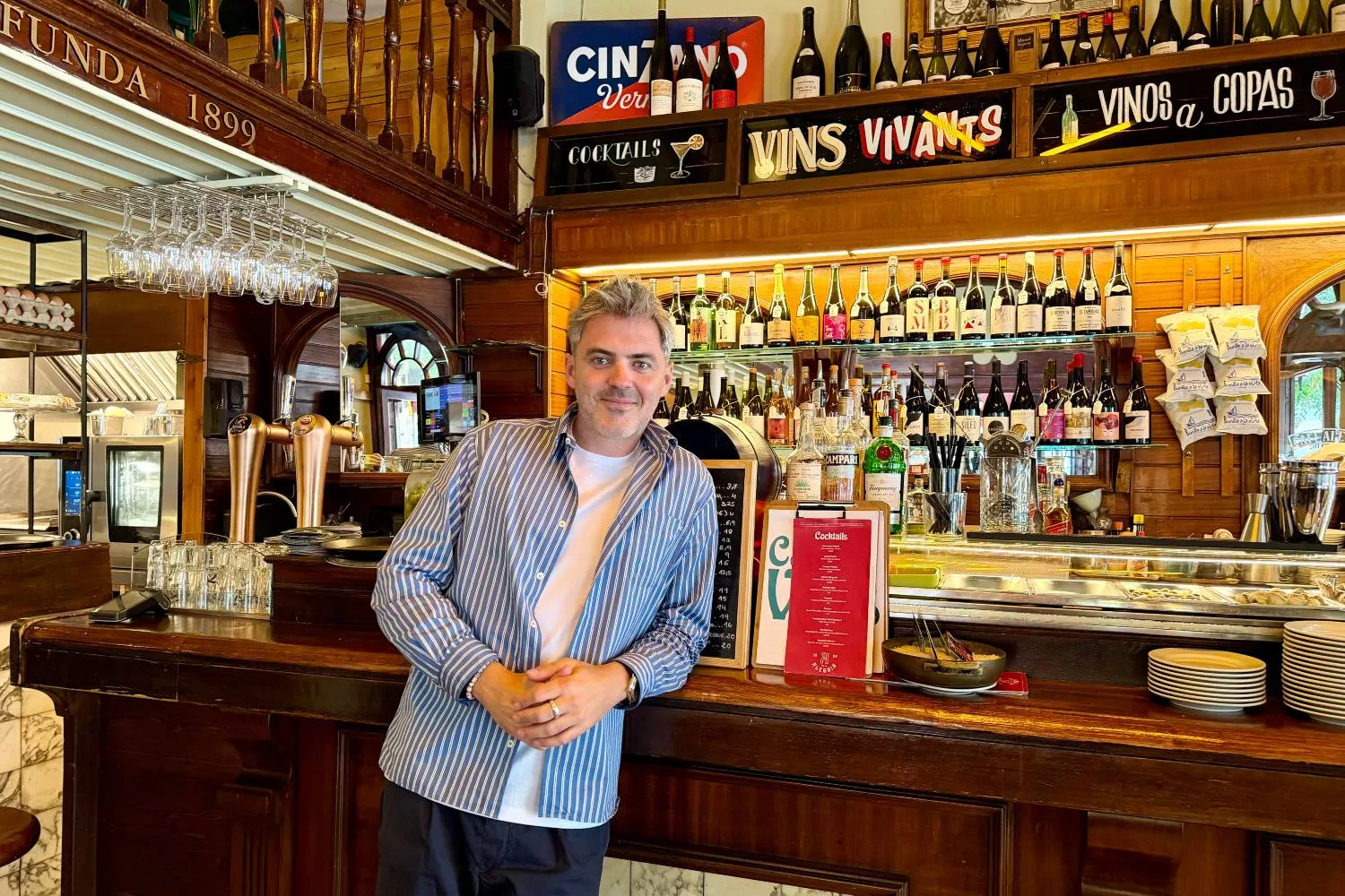 Tomás Abellán, actual propietario del bar Alegría / CG
