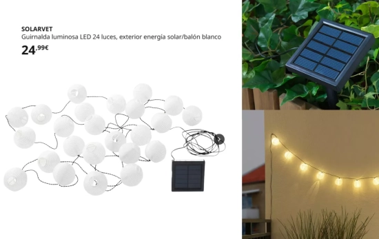 Guirnalda LED Exterior/ IKEA Guirnalda LED Exterior/ IKEA