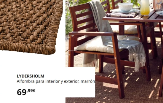 Alfombra exterior/ IKEA