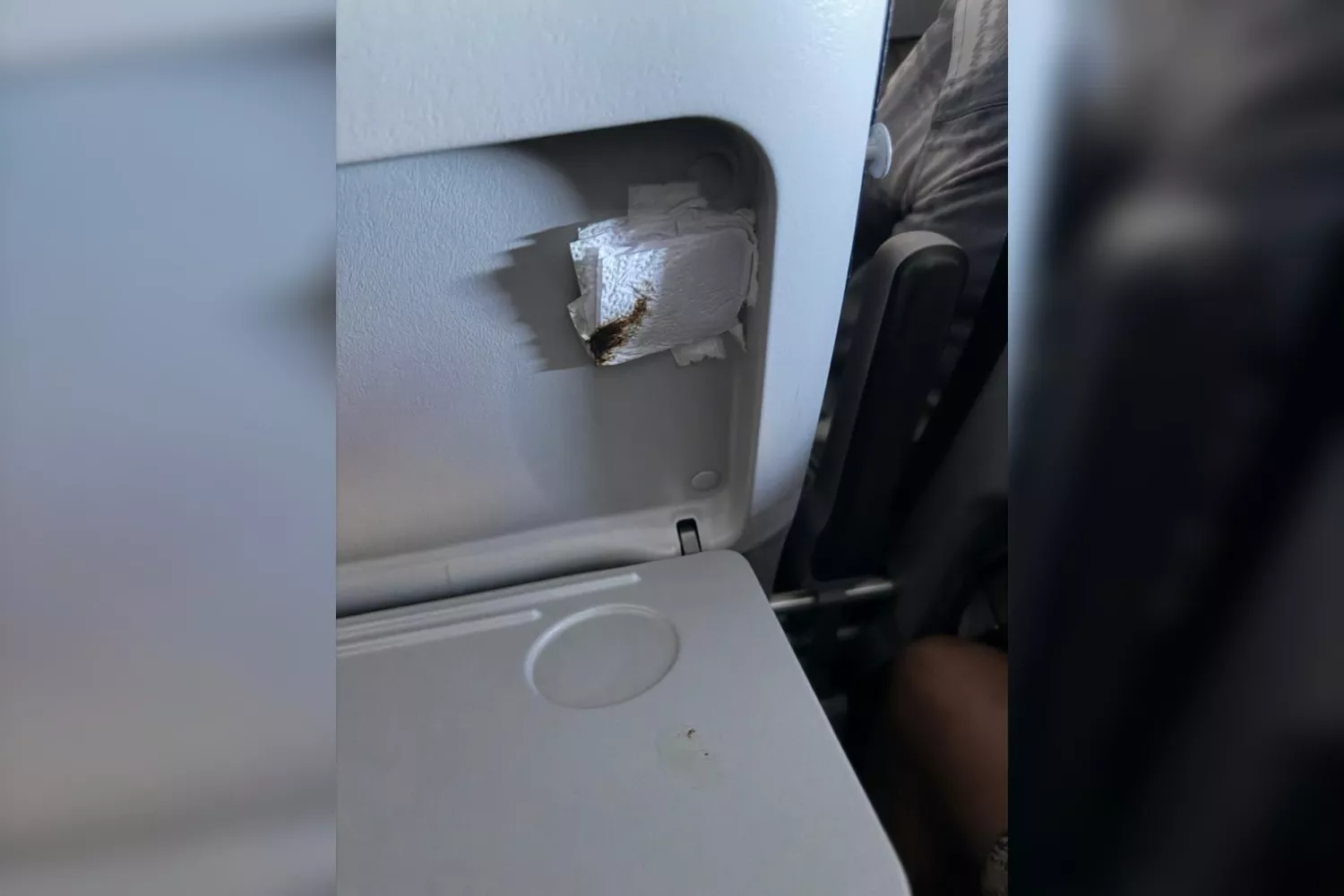 El asiento de Gustavo en el avión de Avianca   CEDIDA (1)