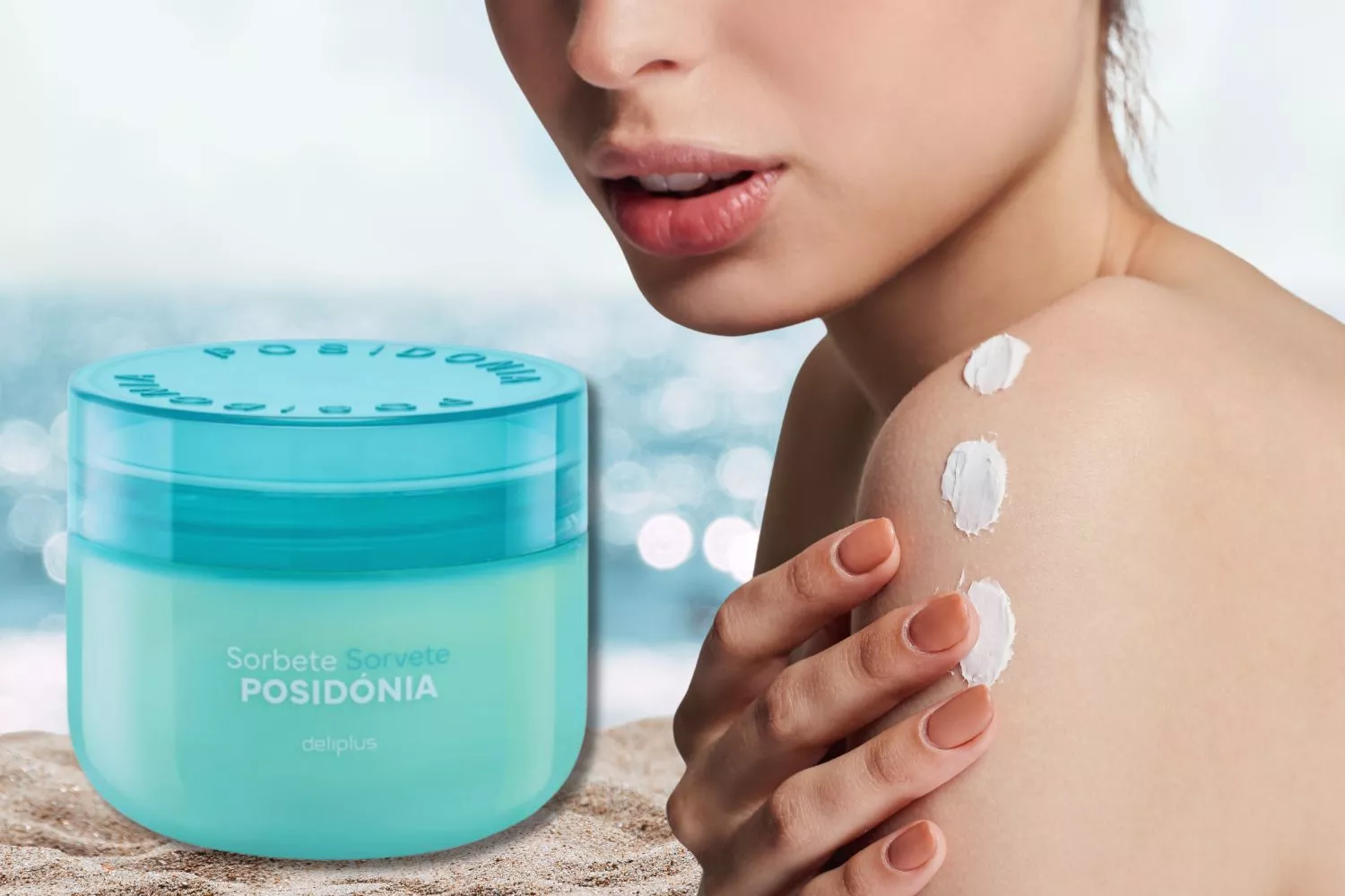 La crema corporal Posidonia de Mercadona / Fotomontaje CONSUMIDOR GLOBAL