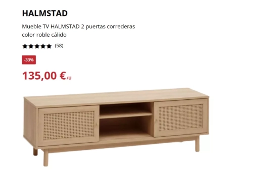 Mueble TV HALMSTAD 2/ JYSK