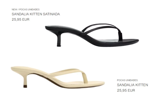 Sandalia Kitten/ ZARA Sandalia Kitten/ ZARA