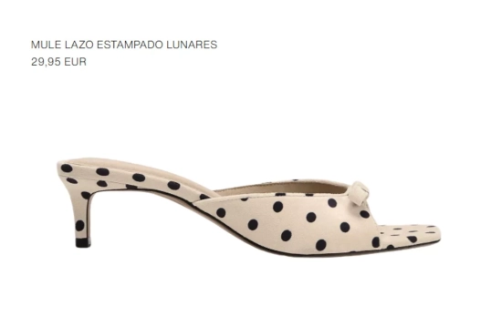 Zapato lunares/ ZARA Zapato lunares/ ZARA
