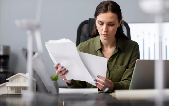 Una persona revisa unos documentos / FREEPIK Una persona revisa unos documentos / FREEPIK