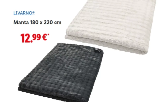 Mantas mullidas/ LIDL