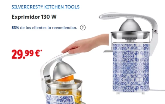 Exprimidor 130 W/ LIDL Exprimidor 130 W/ LIDL