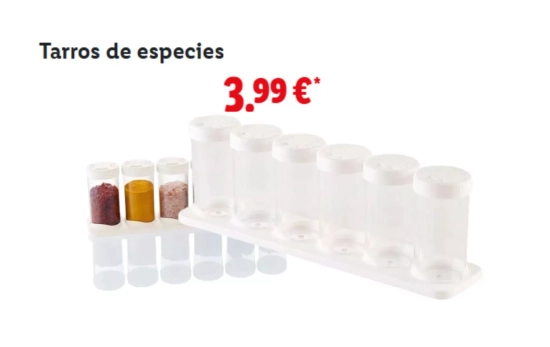 Especieros de cristal/ LIDL Especieros de cristal/ LIDL