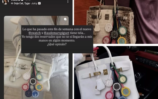Stories de la influencer Violeta Mangriñán hablando de lo sucedido con Swatch/ @Instagram Violeta Mangriñán Stories de la influencer Violeta Mangriñán hablando de lo sucedido con Swatch/ @Instagram Violeta Mangriñán