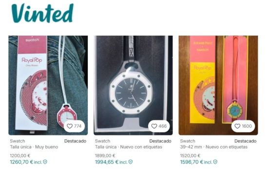 Relojes Royal Pop en la reventa de Vinted/ VINTED Relojes Royal Pop en la reventa de Vinted/ VINTED