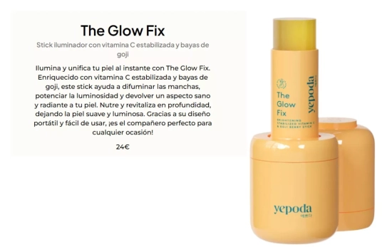The Glow Fix de Yepoda/ YEPODA The Glow Fix de Yepoda/ YEPODA