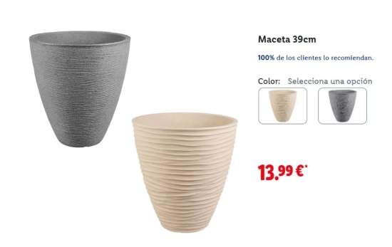 Macetero decorativo/ LIDL