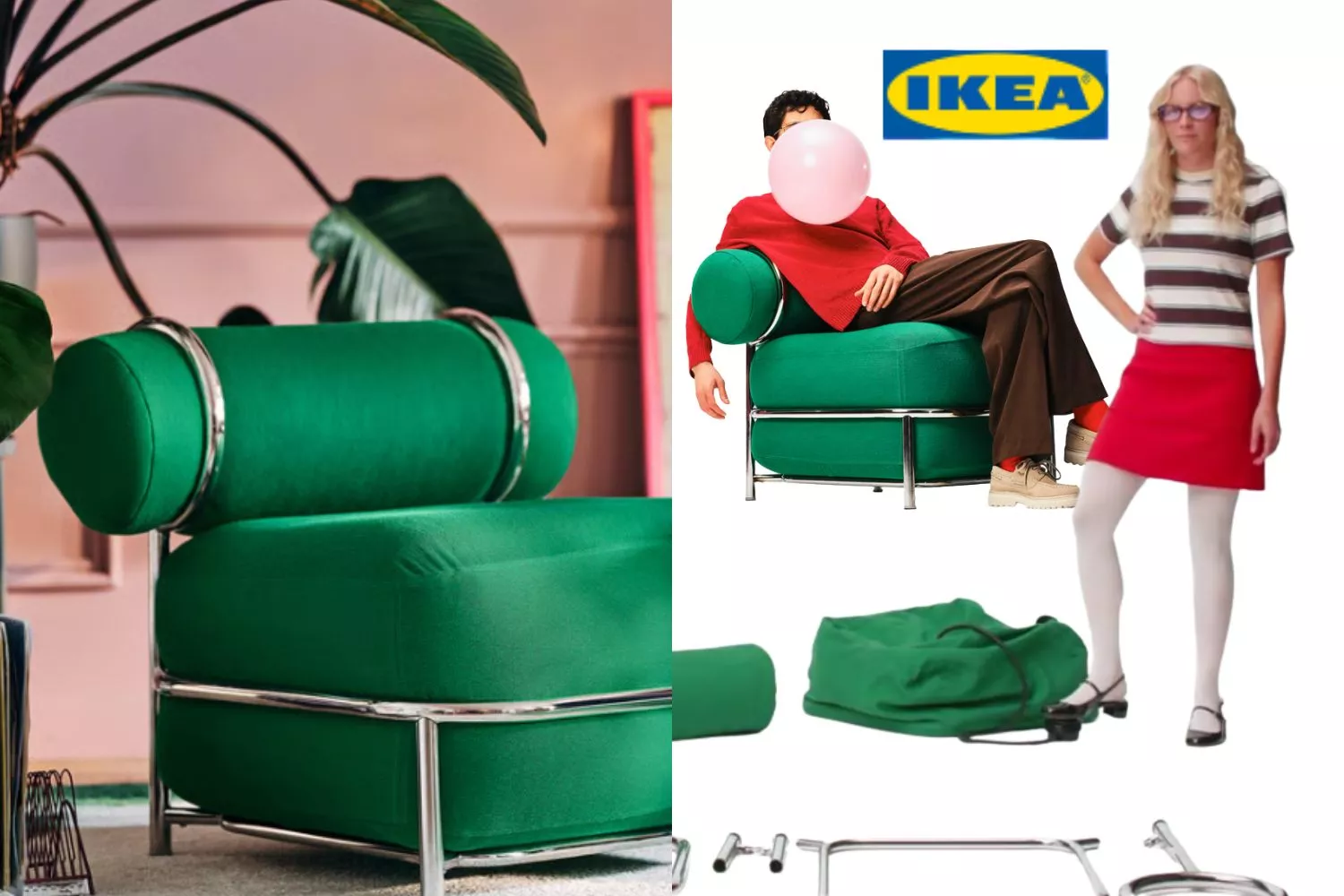 El sillón hinchable de Ikea / Fotomontaje CONSUMIDOR GLOBAL
