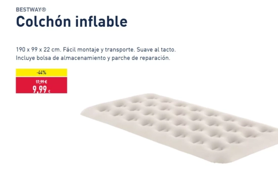 Colchón inflable/ ALDI Colchón inflable/ ALDI