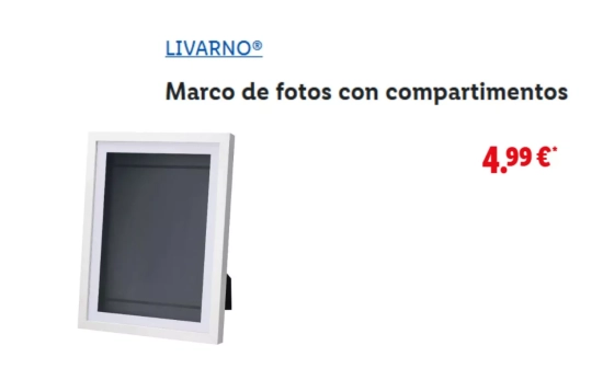 Marco de fotos con compartimentos/ LIDL