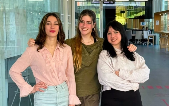 Sara, Lara y Laia, las tres mujeres detrás de Vuélvete Local CEDIDA