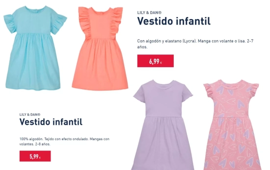 Vestido infantil/ ALDI