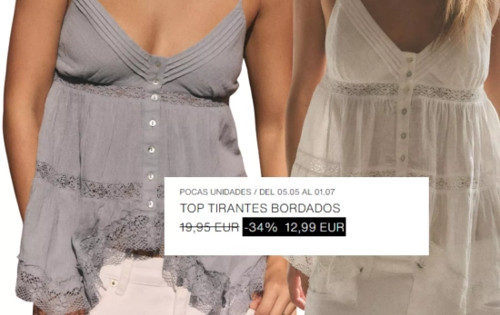 Top bordados boho/ ZARA Top bordados boho/ ZARA