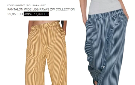 Pantalones rayas/ ZARA Pantalones rayas/ ZARA